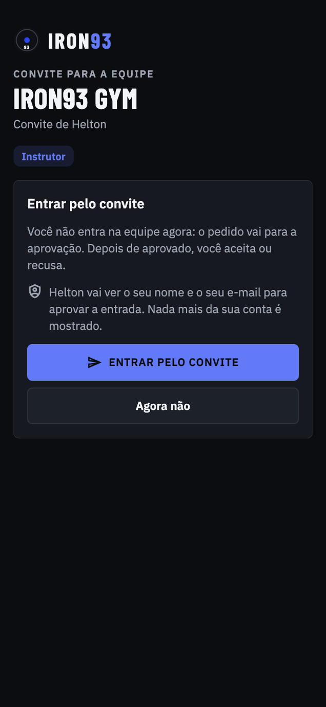 Quem recebe entra pelo link