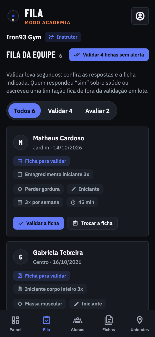 Validar em segundos