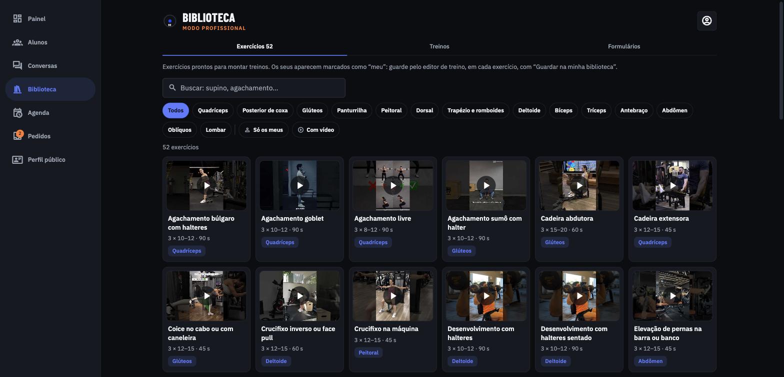 Biblioteca com vídeo