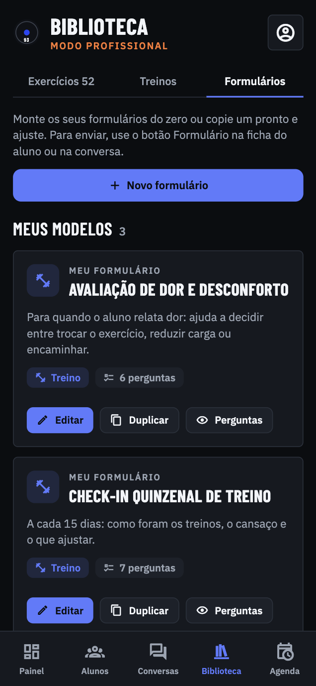 Formulários